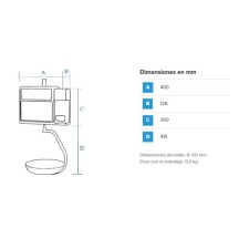 Balanza Colgante Inox DIBAL D-540 (Tíquets) CE Electrónica Comercial