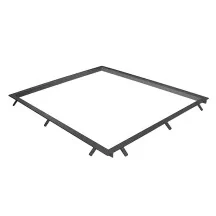 Marco acero para empotrar báscula