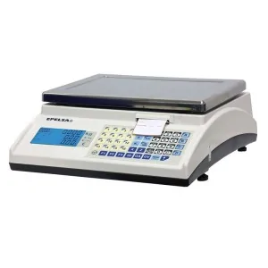 Balanzas comerciales con etiqueta